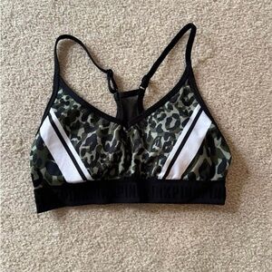 Victoria's Secret Green Camo Sports Bra